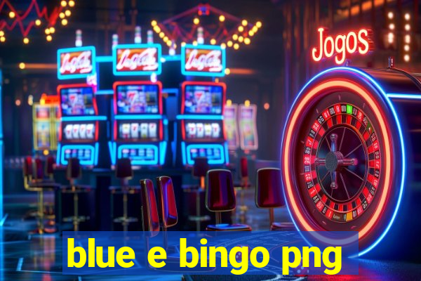 blue e bingo png